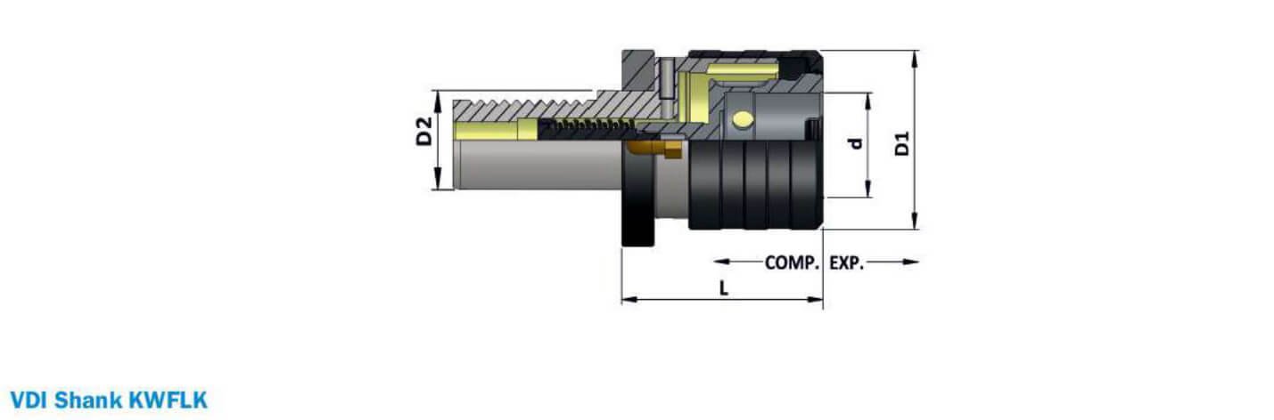 VDI30 TWFLK1 55 Tapping Attachment